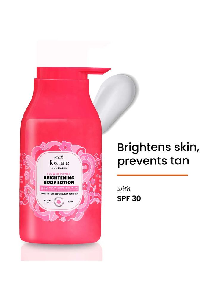 Brightening Body Lotion SPF 30 With Niacinamide & Vitamin C, Tan Protection & Glowing Skin-image-37