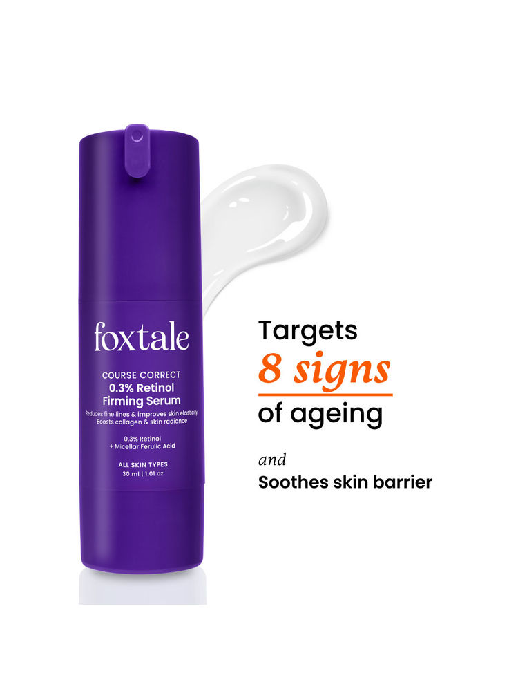 Foxtale Course Correct 0.3% Retinol Firming Serum-picture-25