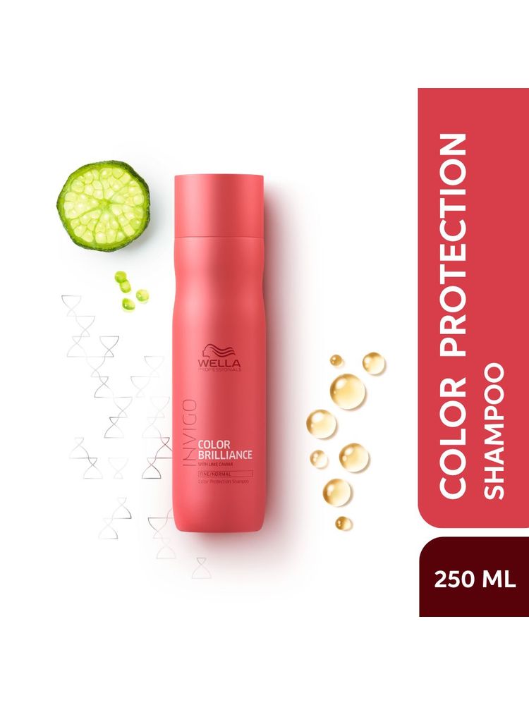 Wella Professionals Invigo Color Brilliance Shampoo for Vibrant, Long-Lasting Color with Lime Caviar-image-37