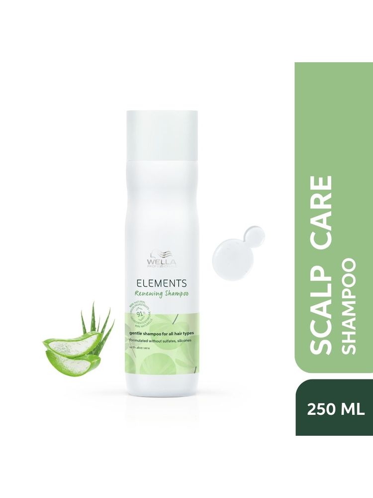 Wella Professionals Elements Renewing Sulfate & Paraben-Free Shampoo For Frizz-Free Hair With Aloe Vera-picture-10