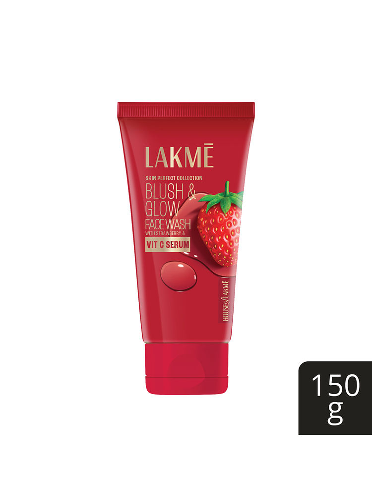 Lakme Blush & Glow Strawberry Blast Face Wash-image-43