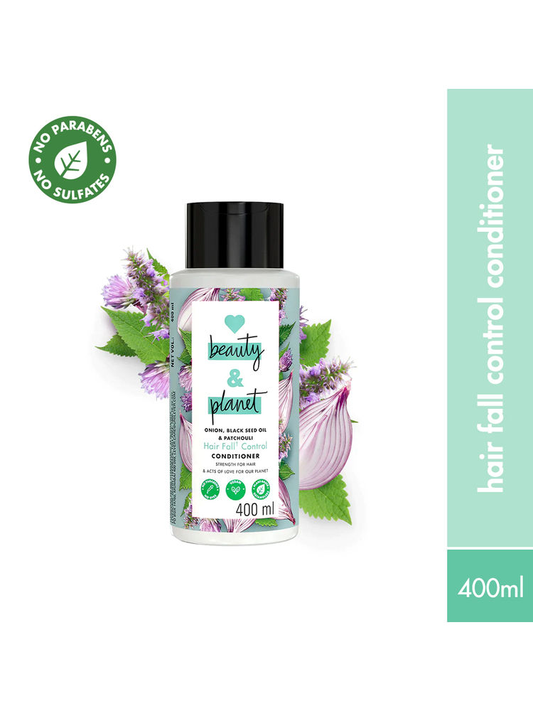 Love Beauty & Planet Onion, Black Seed & Patchouli Hairfall Control Sulphate Free Conditioner