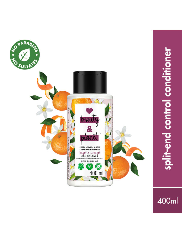Love Beauty & Planet Curry Leaves & Biotin Sulphate Free Conditioner For Length And Strength-picture-21
