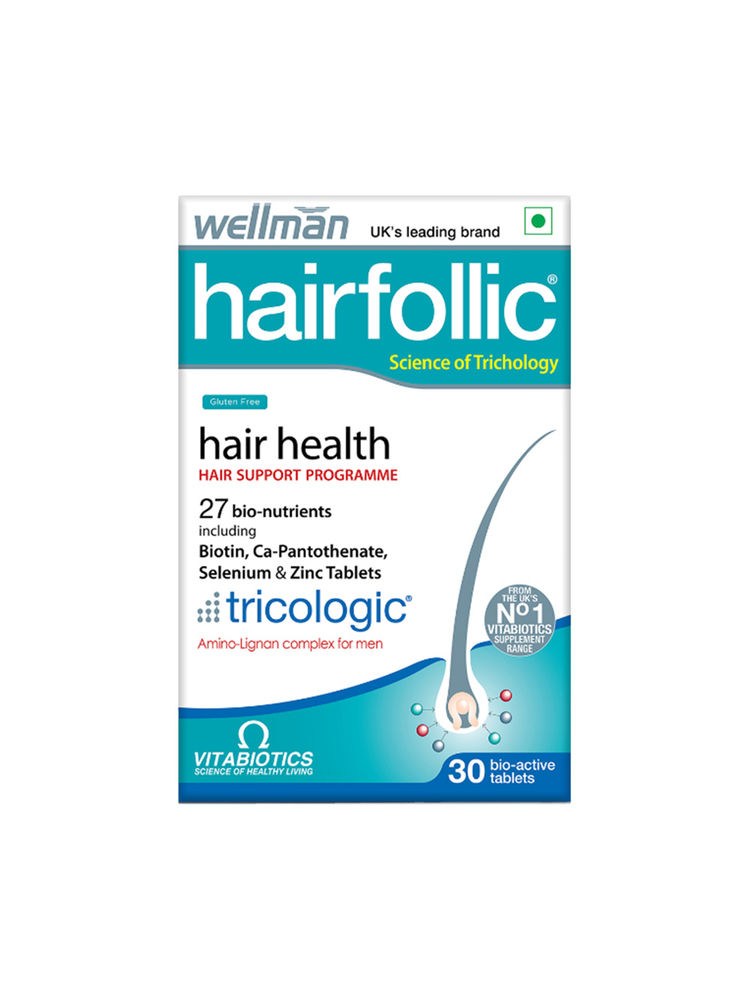 Wellman Hairfollic UK's No.1 Hair Supplement for Men ( Tricologic Formula, 30 Vitamins & Minerals)-picture-13