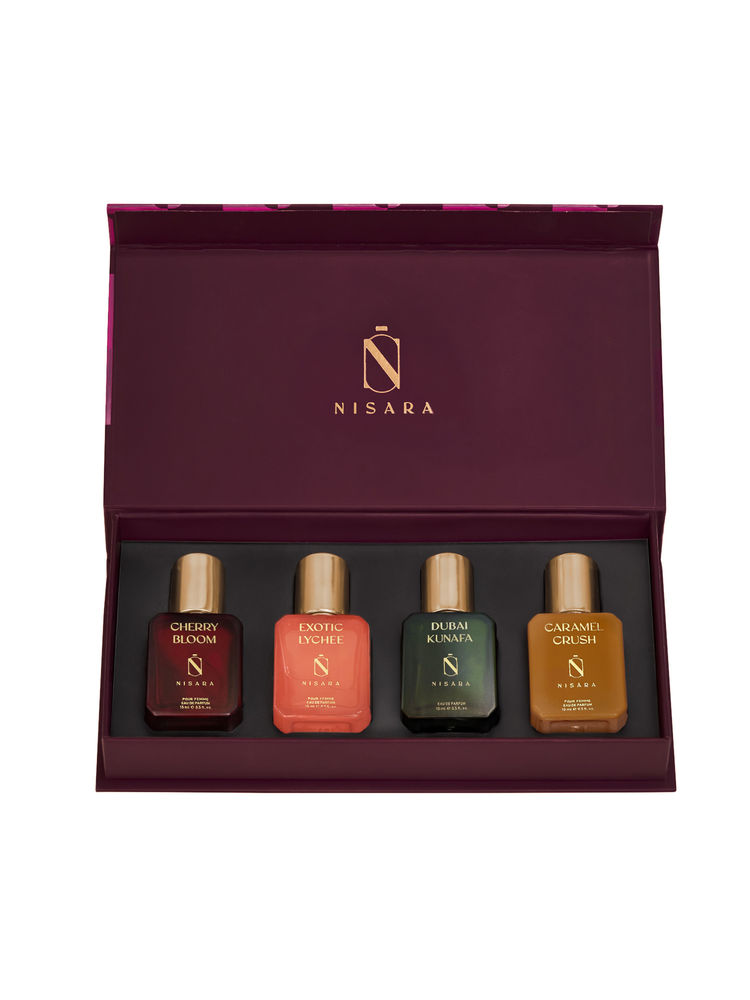 NISARA Gourment Gift Set Edition Perfume With Floral, Fruity, Gourmand & Caramel Fragrance-picture-17