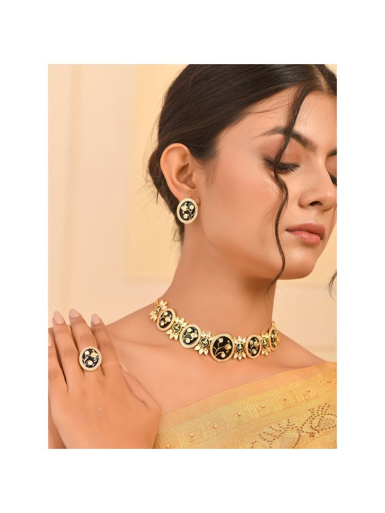 Voylla Pashmina Nyasia Choker Set-picture-15