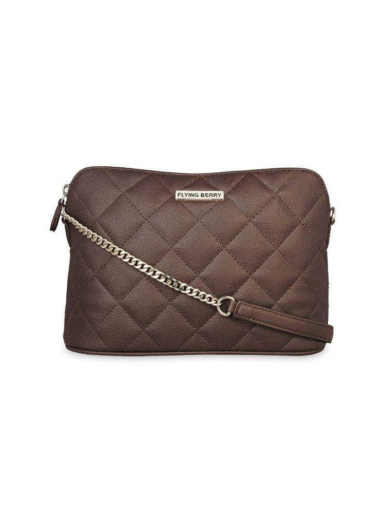FLYING BERRY Womens Brown Sling Bag-picture-15