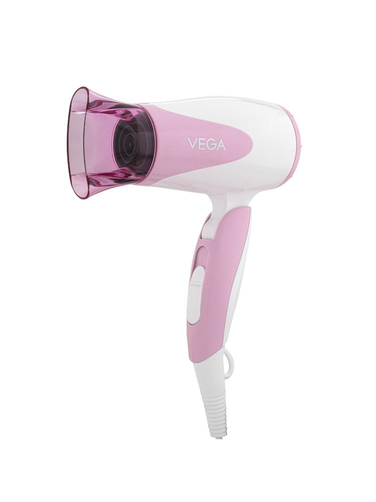VEGA Blooming Air Foldable 1000-1200 Watts Hair Dryer for Women (VHDH-05, Made in India)