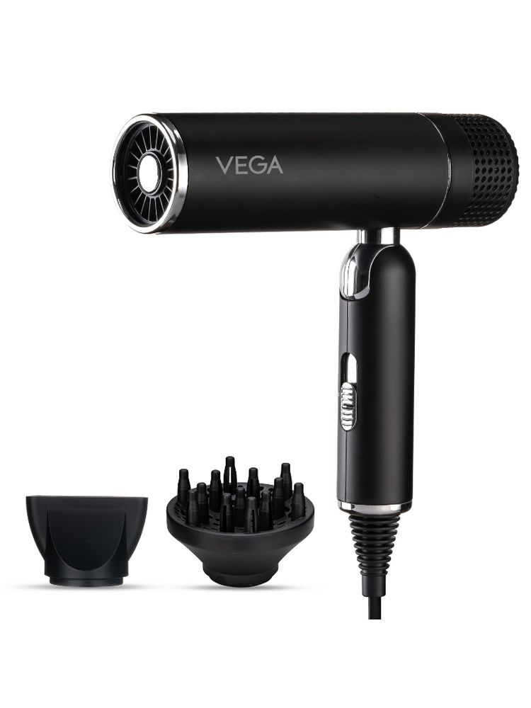 VEGA Style Pro 1400-1600Watts Hair Dryer for Men & Women with Styling Diffuser Attachment, (VHDH-34)
