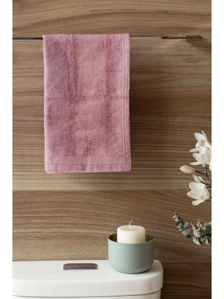 ACKROSS Grandeur Collection Cotton Hand Towel 650 GSM Shrimp (Pack of 2)-image-4