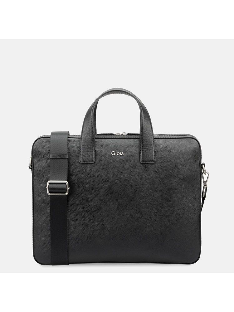 Gioia Saffiano Laptop Bag with Detachable Strap-image-38