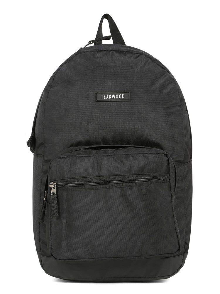 Teakwood Unisex 15 inch Laptop Compartment Backpack - Black-picture-18