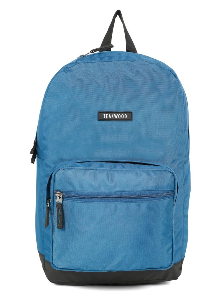 Teakwood Unisex 15 inch Laptop Compartment Backpack - Blue-picture-24