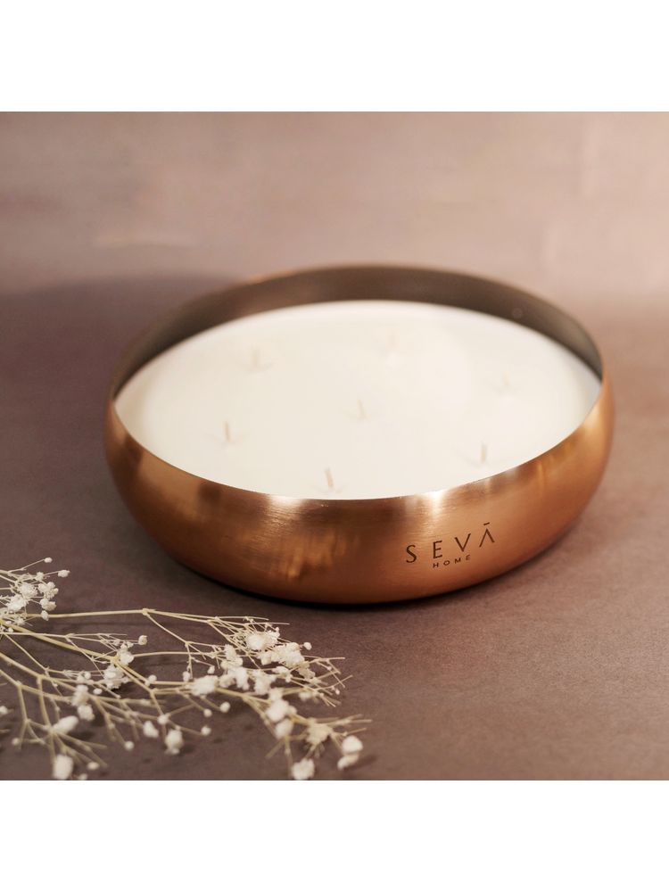 SEVA HOME Medley Candle - Berries (Rose Gold) - Large Luxury Gifting Premium Soy Wax-picture-21