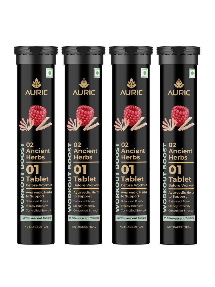 Auric Ancient Herbs Workout Boost Tablets - Pack Of 4-picture-43
