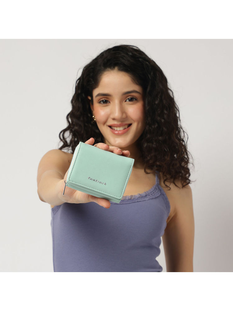 fastrack accessories Fastrack Green Solid Wallet-picture-11