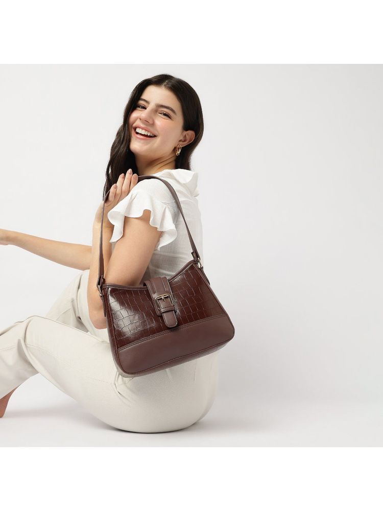 fastrack accessories Fastrack Brown Textured Cherry On Top Handbag-picture-35