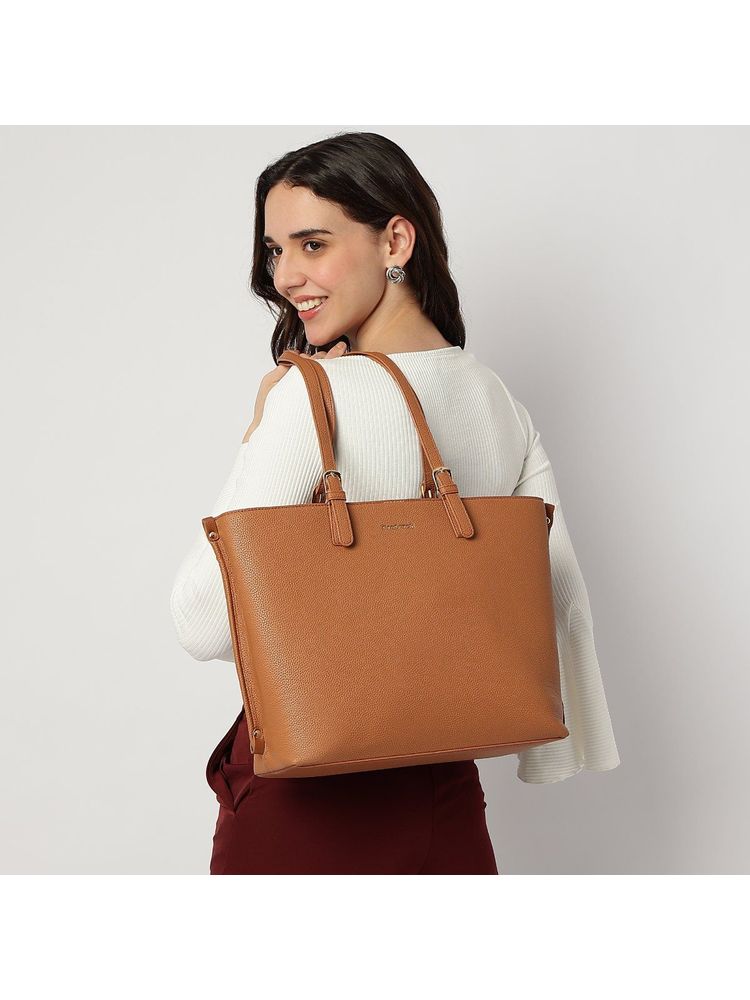 fastrack accessories Fastrack Tan Solid Mood Muse Handbag-picture-19