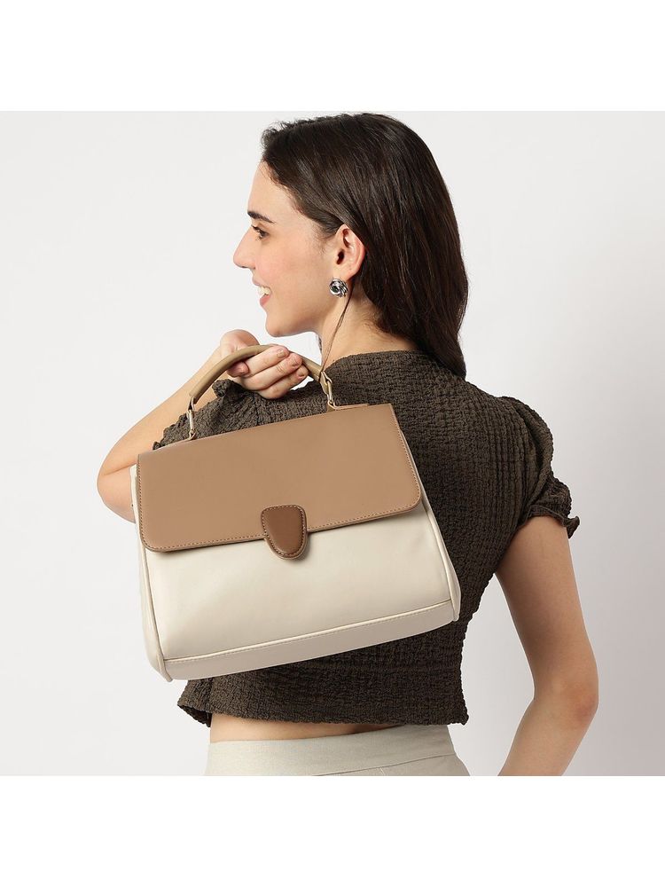 fastrack accessories Fastrack Off White Colorblock Daily Drip Slingbag with Detachable Strap-picture-18