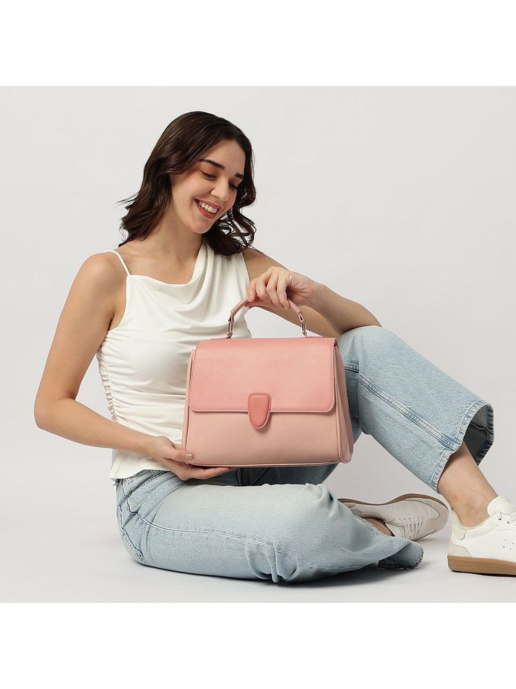 fastrack accessories Fastrack Pink Colorblock Daily Drip Slingbag with Detachable Strap-picture-26