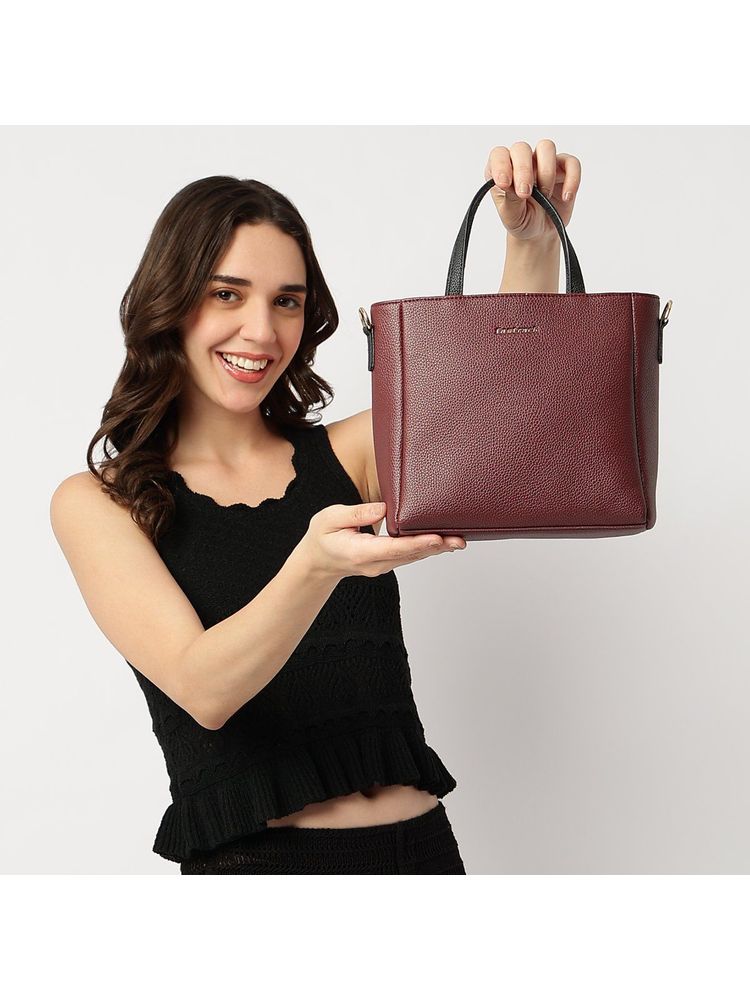 Fastrack Red Solid Life Edit Slingbag with Detachable Strap-image-43