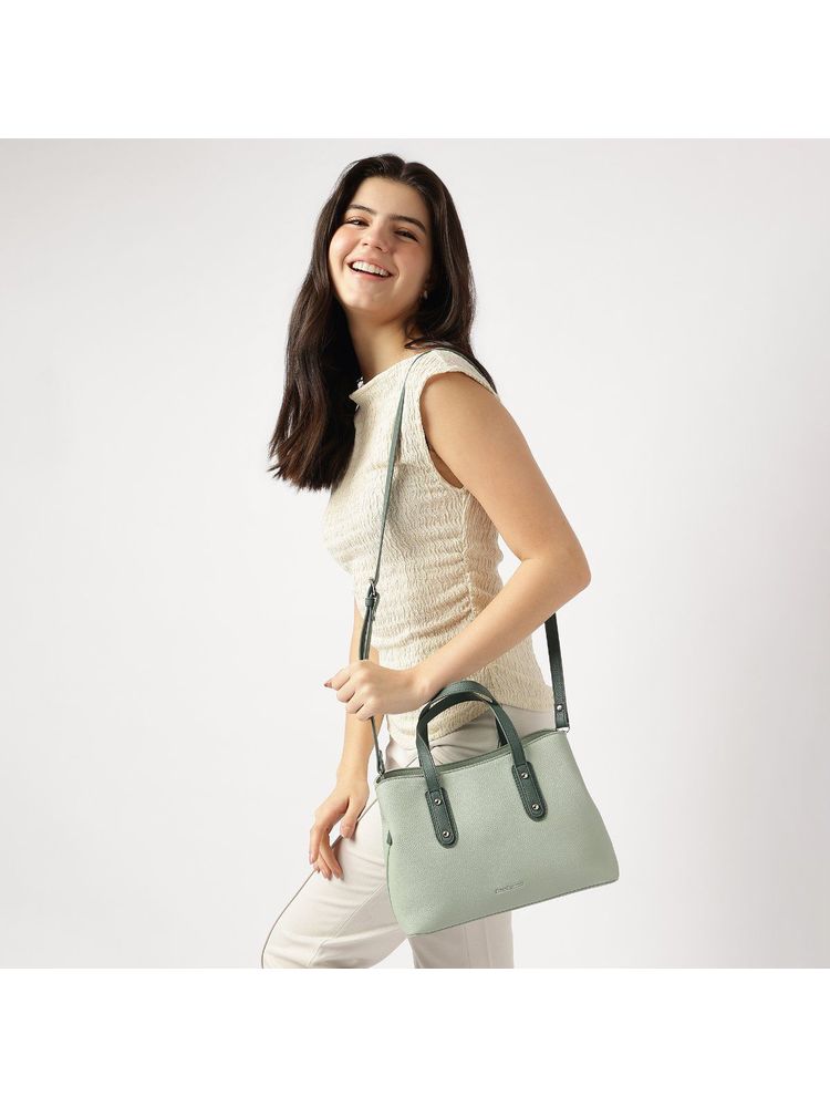 fastrack accessories Fastrack Green Solid On Loop Slingbag with Detachable Strap-picture-23