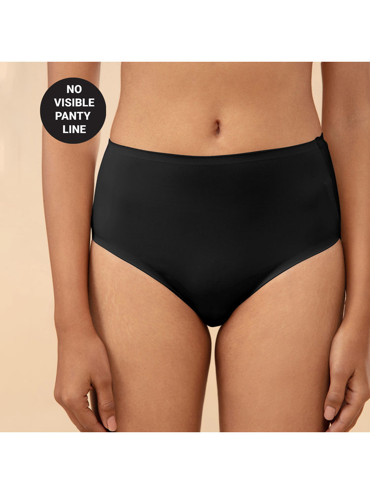Nykd by Nykaa No Visible Panty Line InvisiBlend™ Full Brief Pack of 2-NYP210-Black & Mauve-image-16