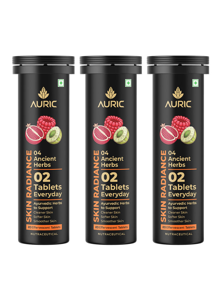 Auric Skin Rediance 04 Ancient Herbs Tablets - Pack Of 3-picture-37