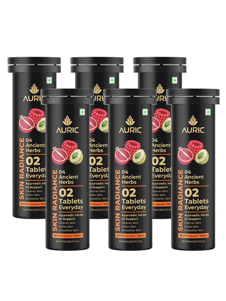 Auric Skin Rediance 04 Ancient Herbs Tablets - Pack Of 6-image-43