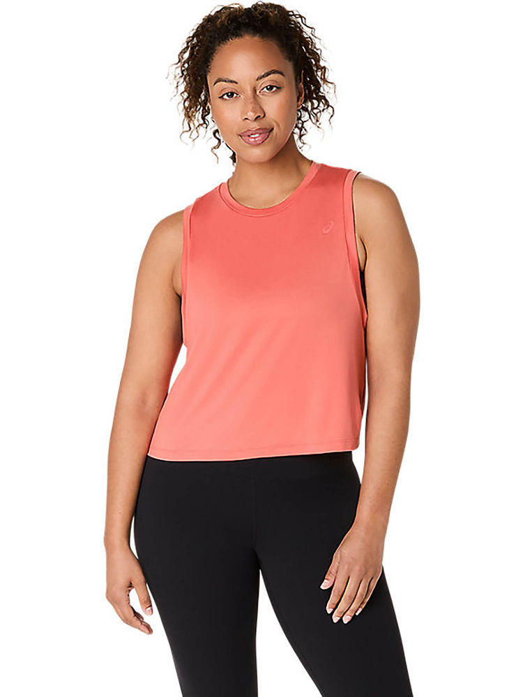 ASICS Women's Dark Pink Clay Flex Stretch Tank-picture-32