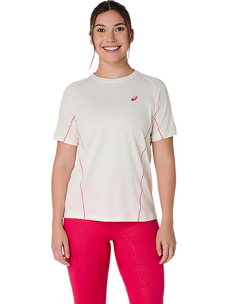 ASICS Women's Off White Game All Over Print Ss Top-picture-26
