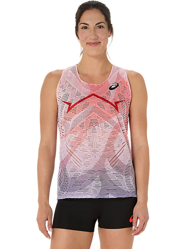 ASICS Women's Flash Red Metaspeed Singlet-picture-27