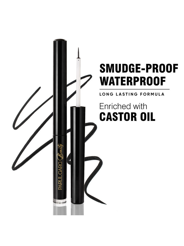 Parul Garg Beauty Black Liquid Eyeliner Smudge-Proof, Water-Resistant, Long-Stay Matte-image-19