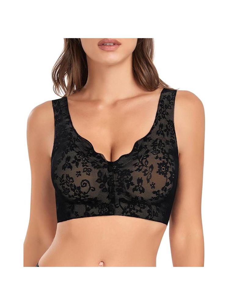 BRACHY Women Non-Wired Maternity Breastfeeding Nursing Bra-image-22