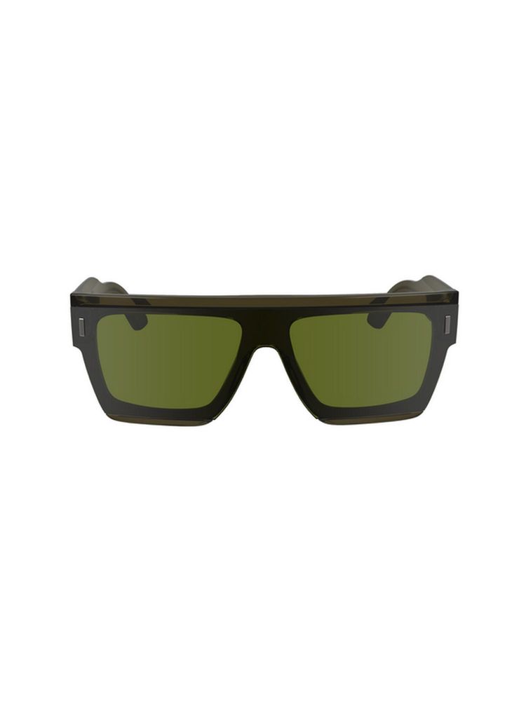 calvin klein fashion Calvin Klein Unisex Green Lens Round Sunglasses with 100% Uv Protection (55)-picture-31