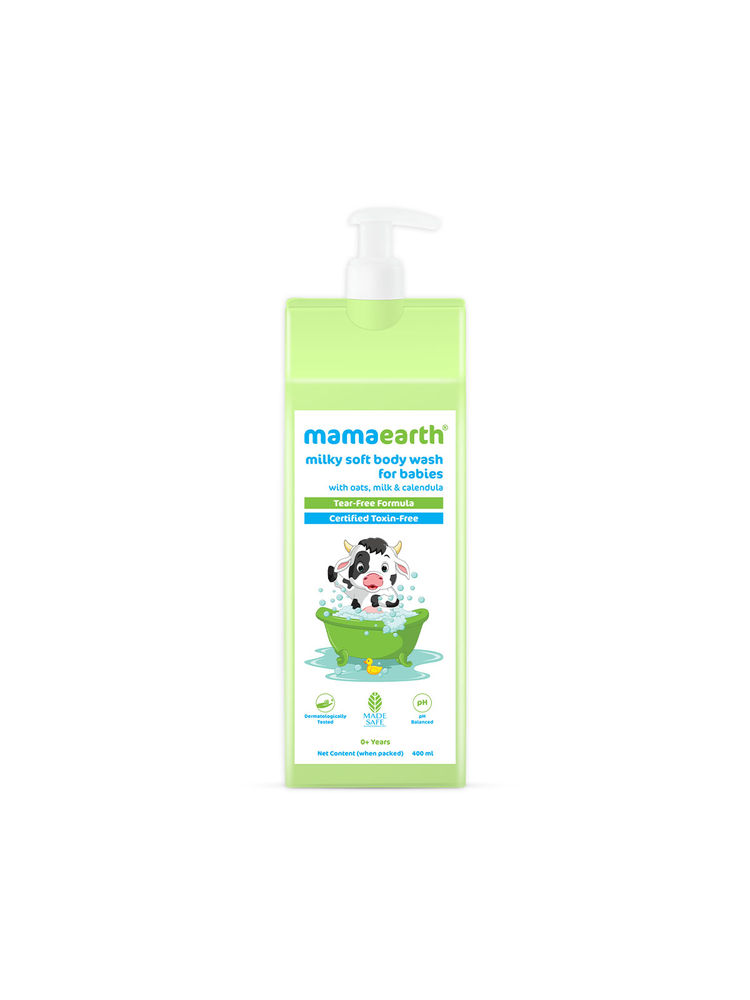 Mamaearth Milky Soft Body Wash For Babies With Oats, Milk And Calendula-picture-25