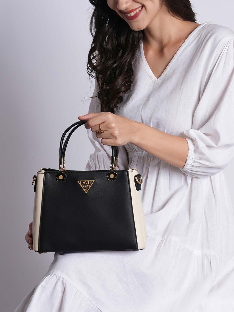 Lavie Signature Women's Trinidad Box Medium Satchel Handbag (M)-image-38
