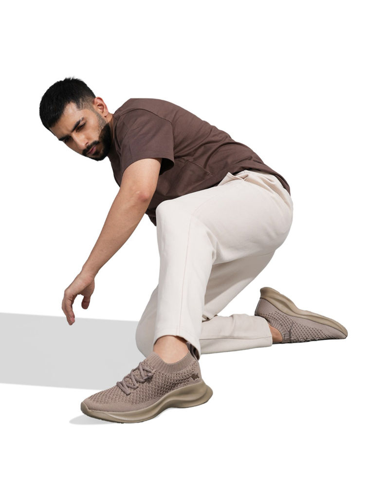 neemans Neeman's Knit Gliders Unisex Sneakers Beige-picture-14