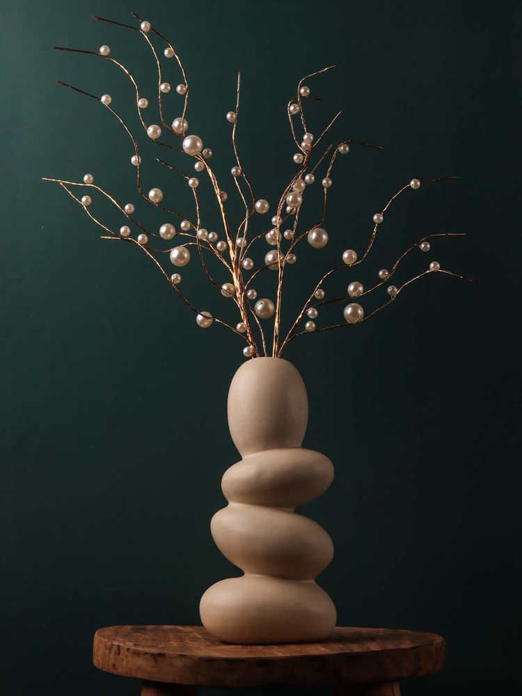 Glimpse Homes Off White Golden Pearl Branch Vase Fillers (Pack of 2)-image-13