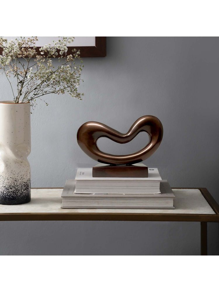 Glimpse Homes Gold Zen Loop Metal Sculpture-image-14