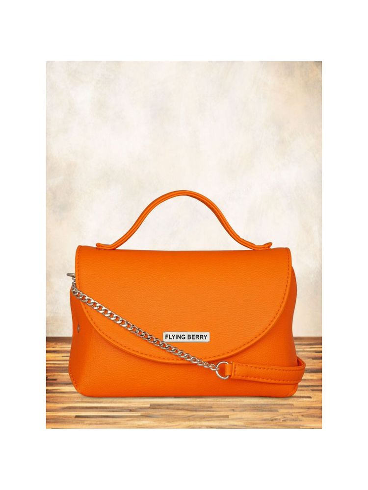 FLYING BERRY Womens Orange Sling Bag-image-35