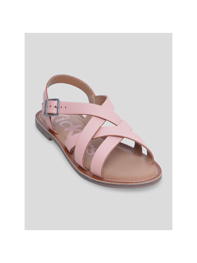 Kickers Women Diana Lush Pink Sandals-image-3