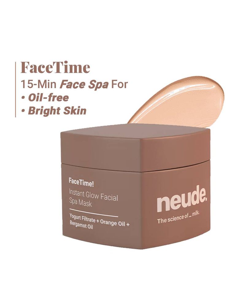 Neude Skin Instant Brightening Facial Face Mask - FaceTime
