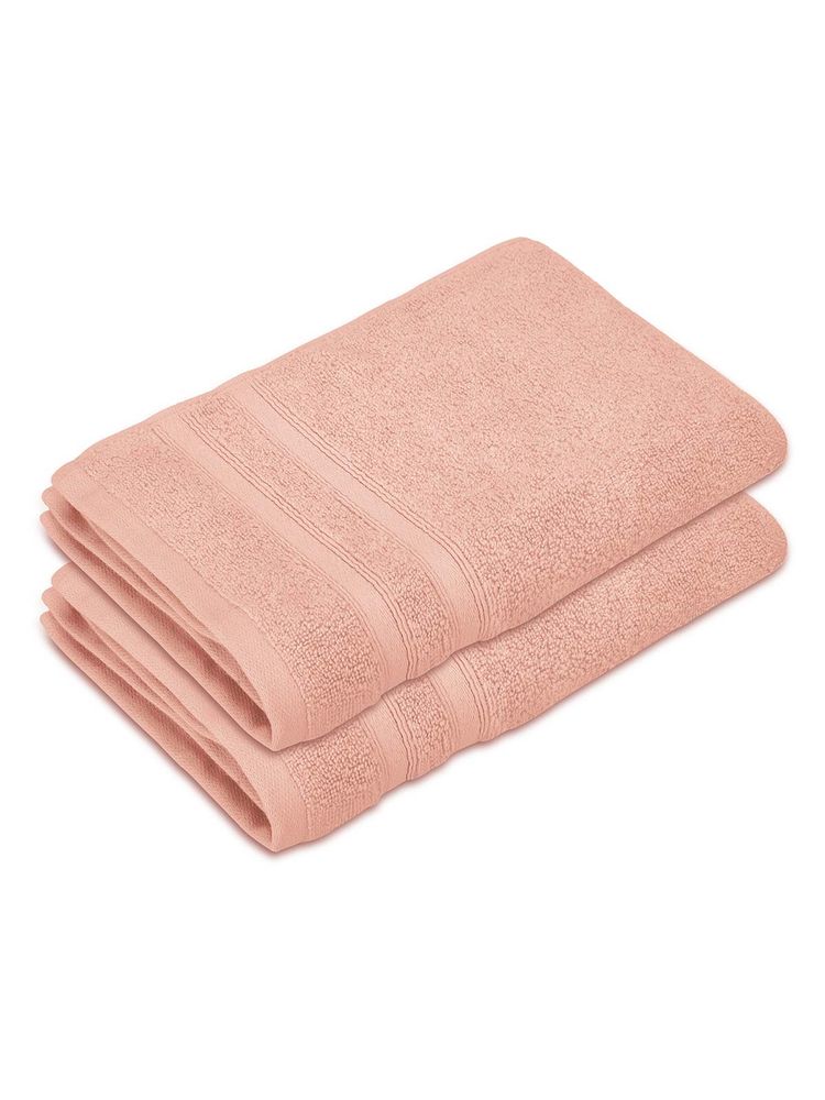Boutique Living Zen Living Cotton Bamboo 550 Gsm Pink Hand Towels (Pack of 2)-picture-28