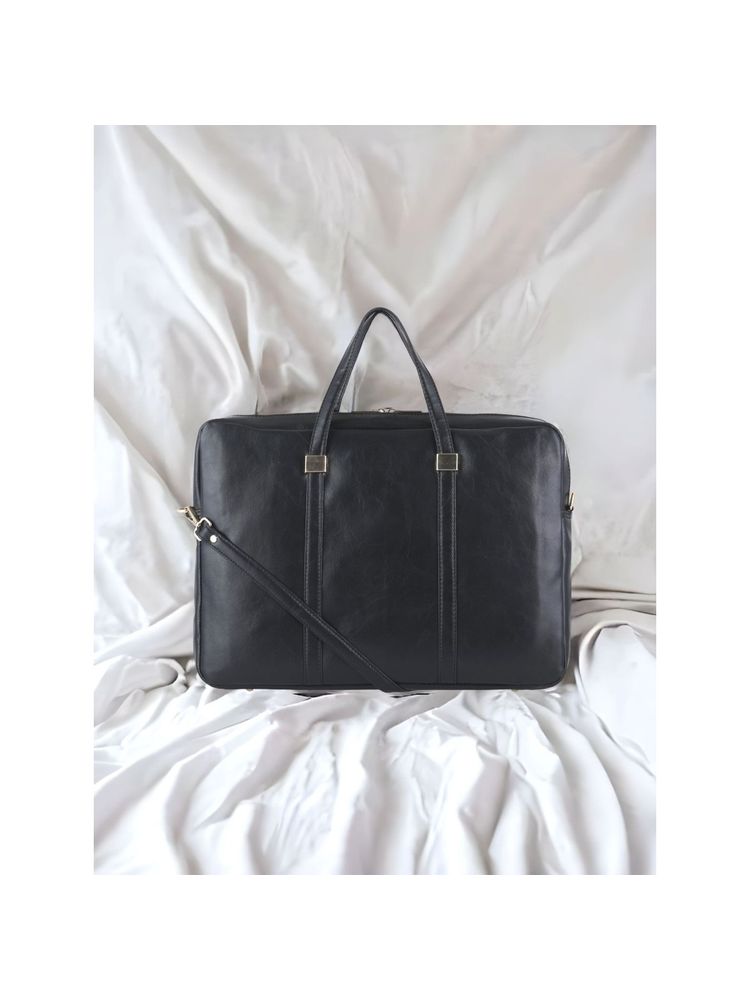 Toteteca Contemporary Laptop Bag-Black-picture-23