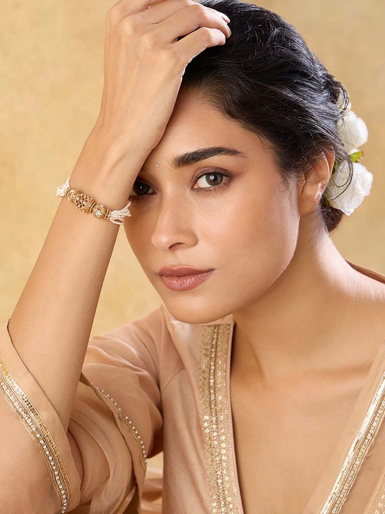 Indinoor Gold Temple Bracelet Bangle-picture-9