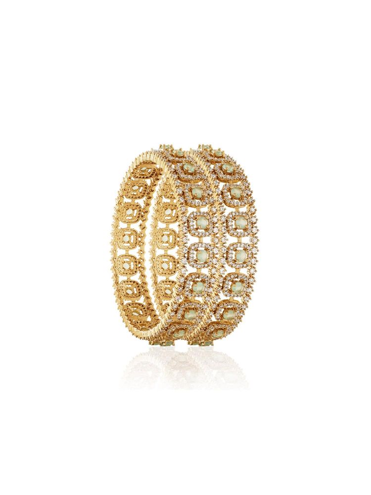 Indinoor Yaashna Zircon Bangle Set-picture-42
