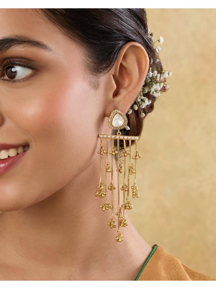 Indinoor Lirna Kundan Earrings-picture-35