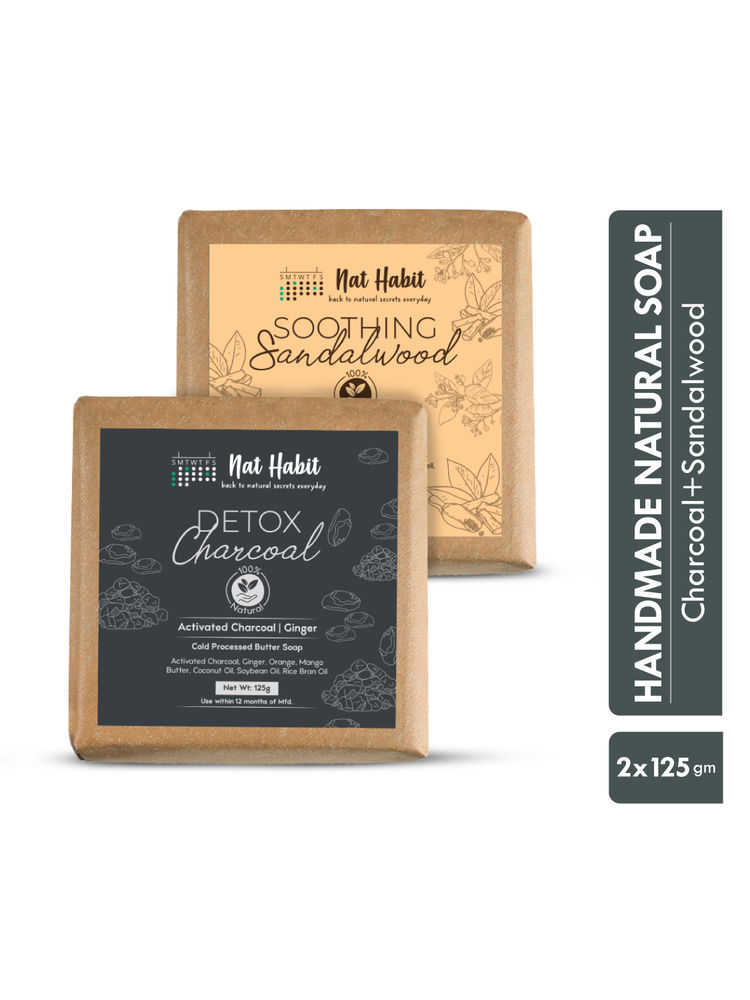 Nat Habit Fresh Activated Charcoal & Sandalwood Soaps-picture-30
