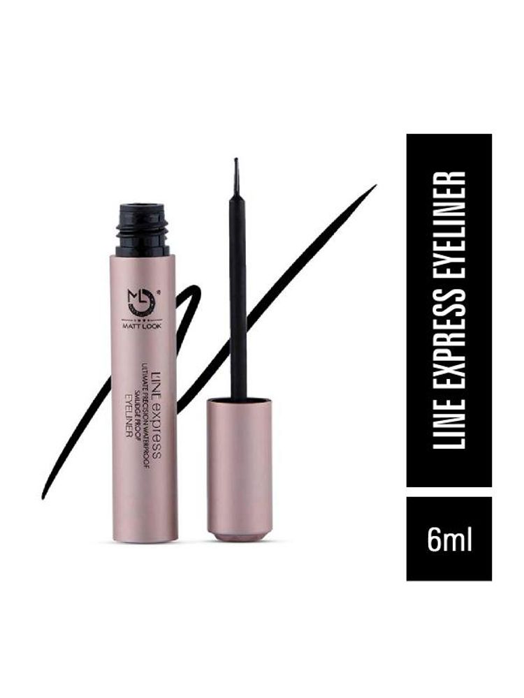 Matt look Line Express Ultimate Precision Waterproof Smudge Proof Eyeliner - Black-picture-48
